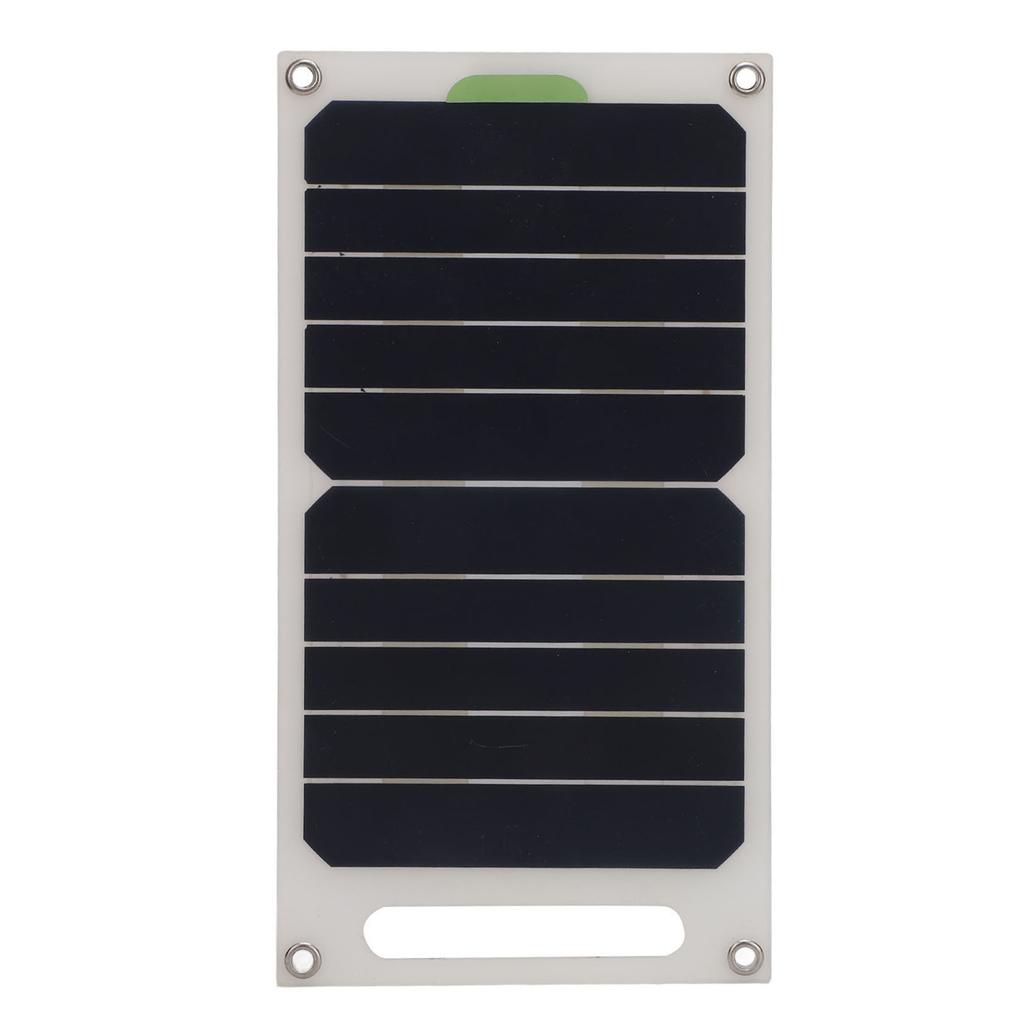 10W Portable Solar Panel Monocrystalline Silicon Waterproof Solar Panel with Buckles and Suction Cups for Outdoor RV