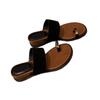 New Retro Thick Bottom Heightening Word with Outer Wear Beautiful Temperament Toe Cool Slippers Summer