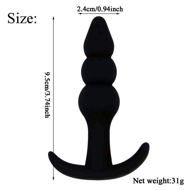 Silikonowe Dildo Analne Zestaw Korków Analnych Trening Fetysz Niewibrujące Korki Analne