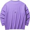 Anta Kyrie Series Comfortable Casual Crew Neck Pullover Long Sleeve T-Shirt Unisex Tops Jasmine-Purple 172431404-4