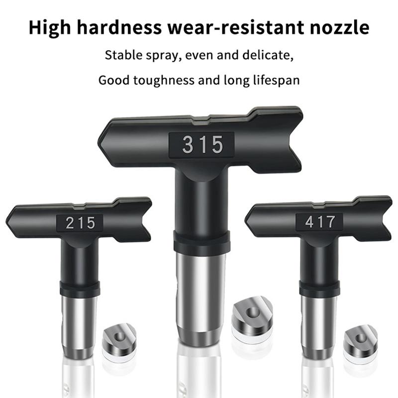 Airless Spray Nozzle Reversible Durable Tip Leak Free Easy to Clean for Home and Garden Outdoor Painting Projects
