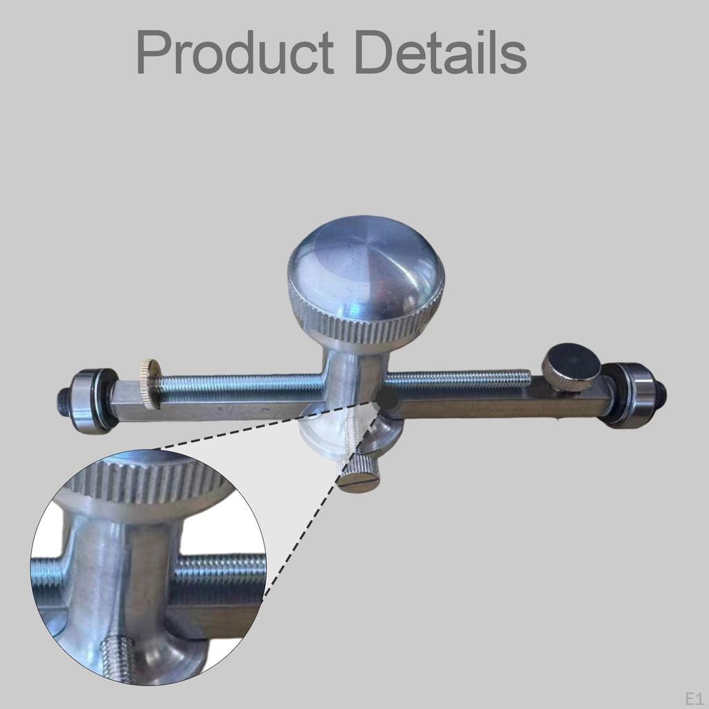 Guitar Sound Hole Tool Accessories Easy Operate Aluminum Alloy Multifunctional Soundhole Routing