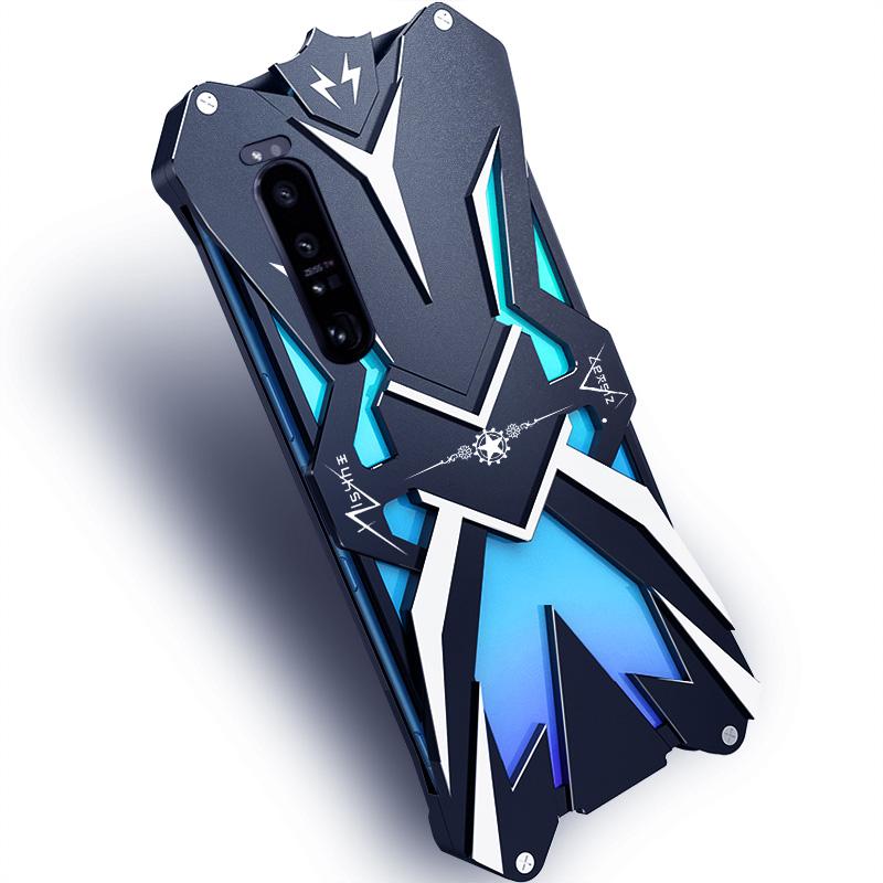 Aluminum Alloy Case for Sony Xperia 1 III 5G,Shockproof Anti-scratch Armour Cell Phone Cover