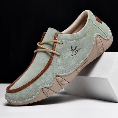 Handmade Casual Leather Shoes Men Comfort Driving Shoes Soft Leather Loafers Men Shoes Moccasins Tooling Shoes