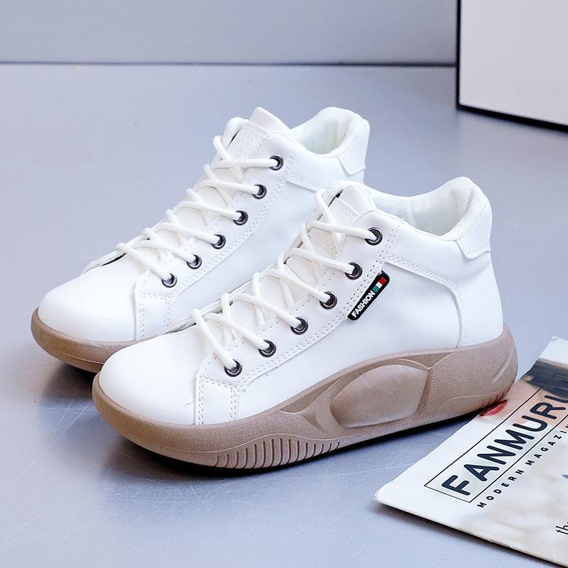 Nya Damskor Ins Casual Skor Höga Vita Skor Damstövlar Student Platåskor Dam Sportskor