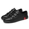 Fashion Men Genuine Leather Casual Sneakers 2024 Platform Shoes Comfy Vulcanized Shoes Outdoor Antiskid Tenis Masculinos Walking Shoes
