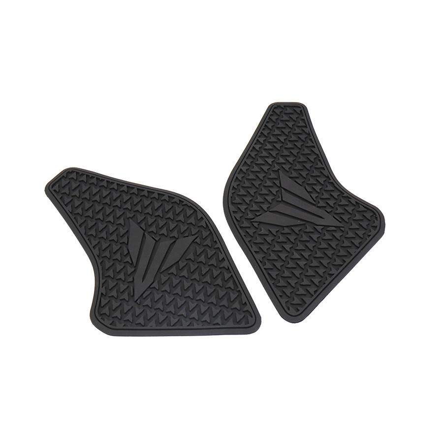 2pcs Rubber Motorcycle Side Gas Fuel Tank Pads Black For Yamaha MT07 MT-07 2021