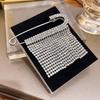 High-End Sense, Cold Wind Temperament, Fringed Chain Full Of Diamonds, Exaggerated Brooch, Fashionable Atmospheric Brooch.