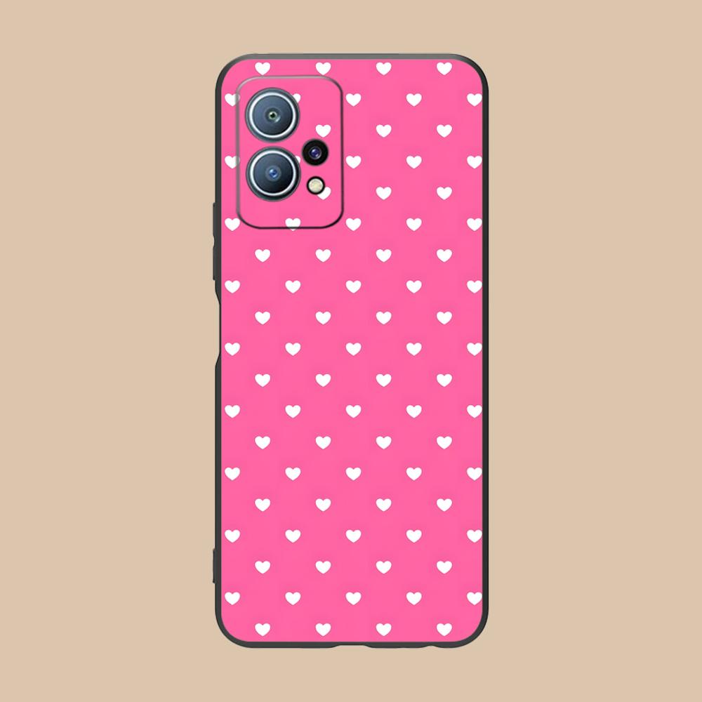 

Pink Point Heart Mobile Phone Case for Huawei P60 P50 P40 P30 P20 P10 P9 P8 Pro Lite Plus Colorful Printing Cover Pretty Luxury Huawei P60