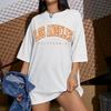 Women Oversized T Shirt Short Sleeve Street Fashion Los Angeles California USA Loose Breathable Hip Hop Streetwear Top