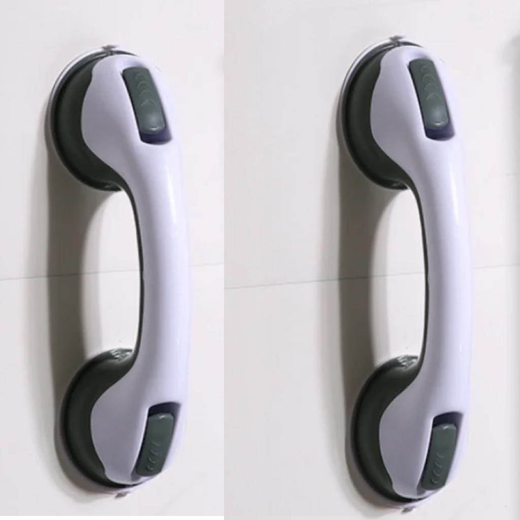 Strong Suction Cup Bathroom Safety Grab Bar Anti-Fall Handrail for Elderly Kids, No Drilling Stable Shower Handle