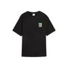 Graphic Loose Fit Casual Printed Short Sleeve T-Shirt Men Tops Black 633093-01