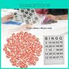 Conjunto de Jogo de Bingo Interativo Para Crianças Inclui 40 Cartelas E 75 Marcadores Ideal Para Desenvolvimento Intelectual E Criatividade