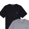Emporio Armani Crew Neck Short Sleeve Sports T-Shirt Two Pack Men Tops EM000391-AF10776-MC028