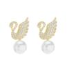 Retro Light Luxury Korean-Style Pearl Tassel Earrings for Women