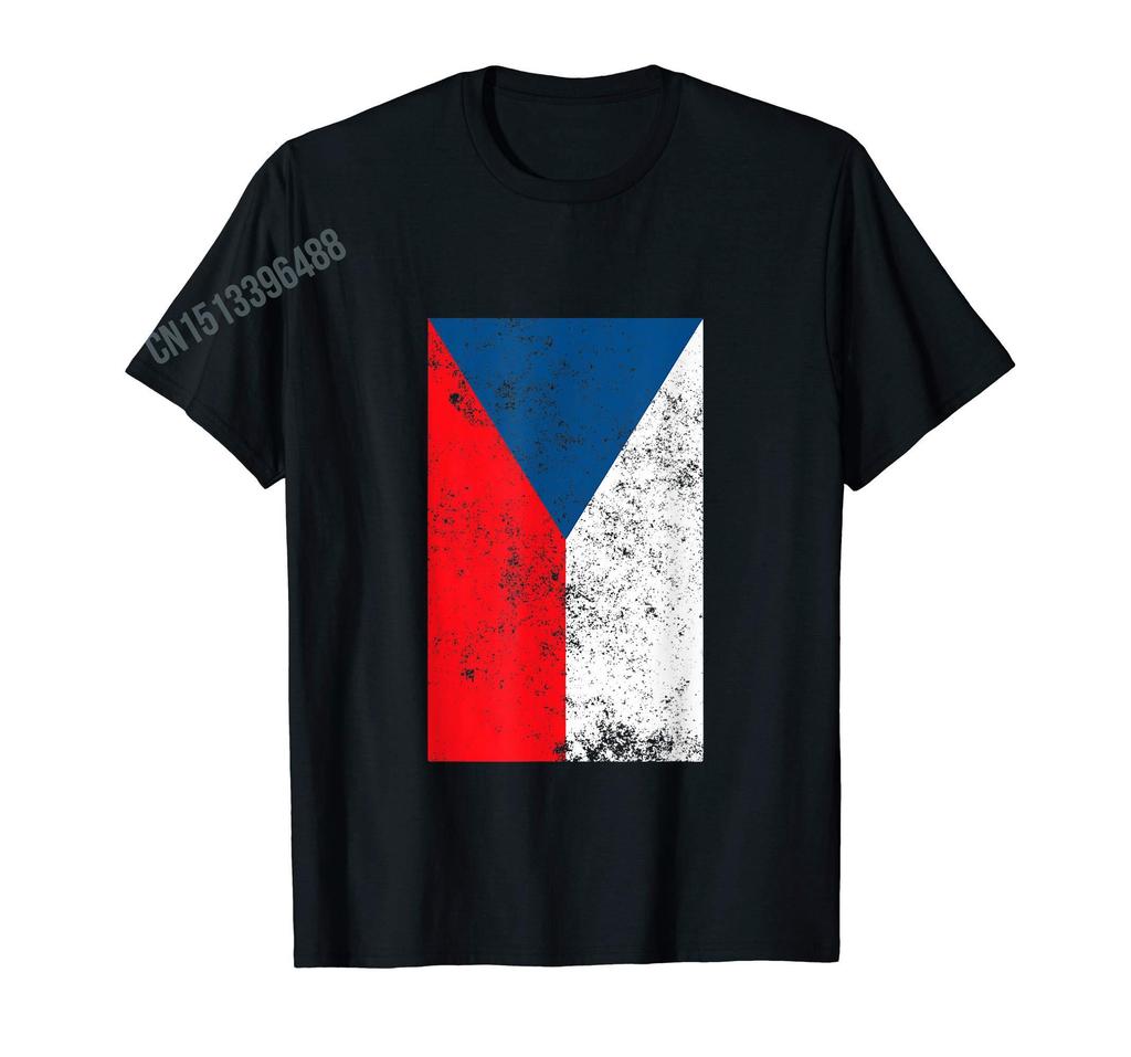 Men Women T Shirt More Design Czech Republic Lion Coat of Arms Graphic TShirt Map Tops 100 Cotton Tees
