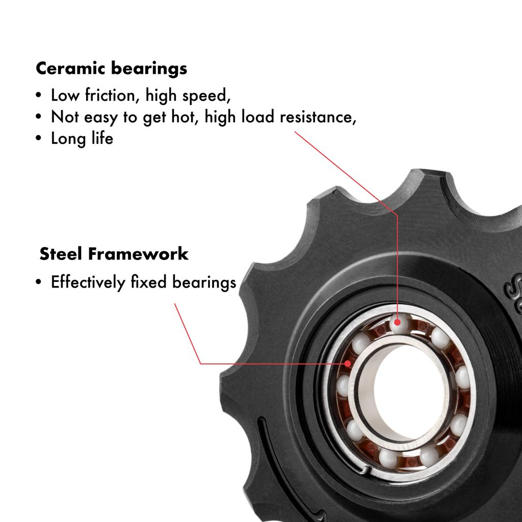 DJC 12 Speed Ceramic Bearing Pulley Wheel Guide Roller Jockey 11T 12T 13T 14T MTB Road Bike for Shimano for Sram 12s AXS T-TYPE
