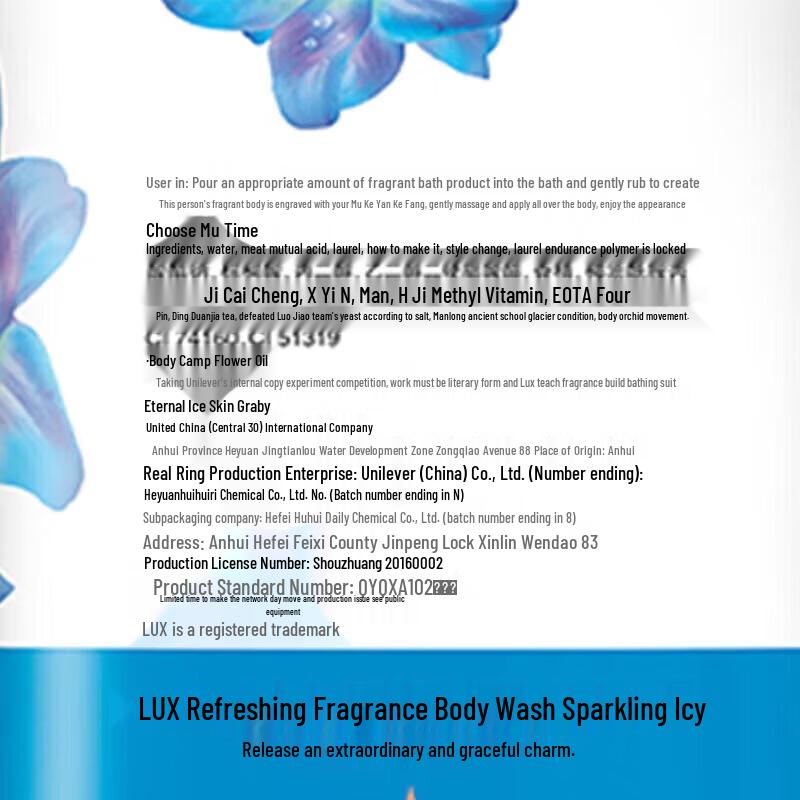 lux Refreshing Scented Body Wash