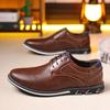 Retro Men Business Shoes Brand Leather Shoes Fashion Casual Shoes for Men Office Brown Breathable Loafers Comfortable Men'shoes