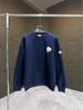 Meng Family Autumn/Winter Couple Hoodie with Badge Embroidery - Casual Breathable Round Neck Top