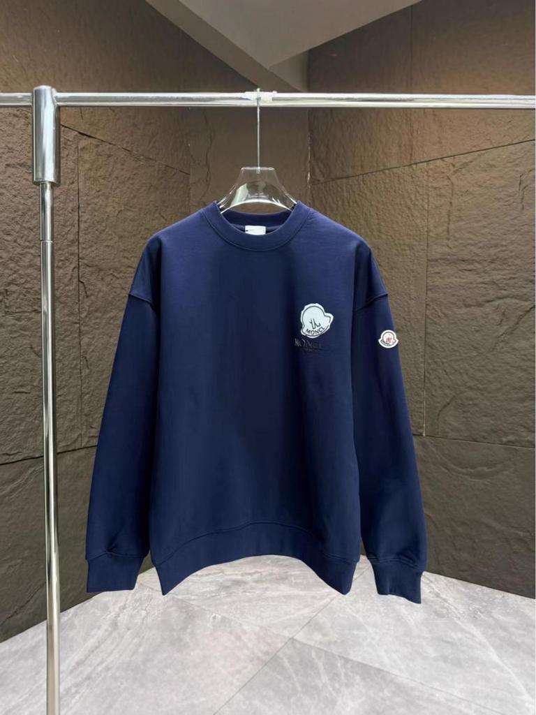Meng Family Autumn/Winter Couple Hoodie with Badge Embroidery - Casual Breathable Round Neck Top