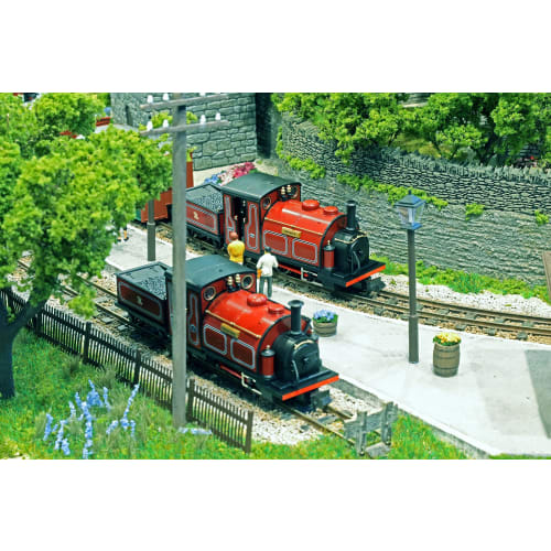 KATO Narrow Gauge KATO/PECO (OO-9) Small England Princess Red 51-201A Model Train Steam Locomotive