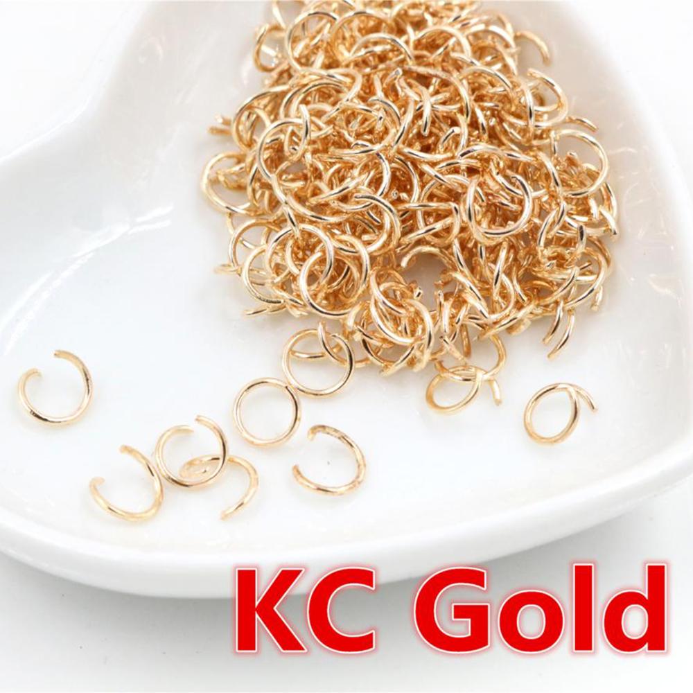 Open Loop Jump Rings 200pcs 4 5 6 7 8 10 Mm Open JumpRings for DIY Jewelry Making Findings Connector Supplies