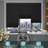 Self‑Adhesive Pleated Window Curtain,No Drill Blackout Privacy Shade for Bedroom Home