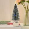 1Pc Night Light New Year Party Christmas Tree Mini Colorful Luminous Xmas Tree DIY Home Decor Candle Lamps Ornaments LED