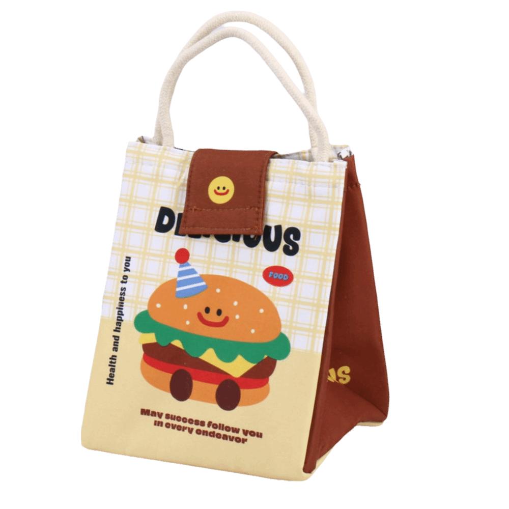 

Large Capacity Cooler Lunch Box Thicken Picnic Bag Convenient Insulated Lunch Bag Work Use Style 1
