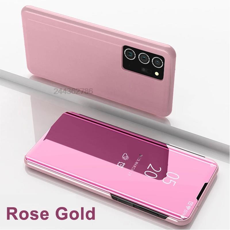 Smart View Mirror Flip Case For Samsung Galaxy S26 S25 + Ultra FE Edge Pro Cover Stand Fold Shockproof Capa Shell Coque Fundas