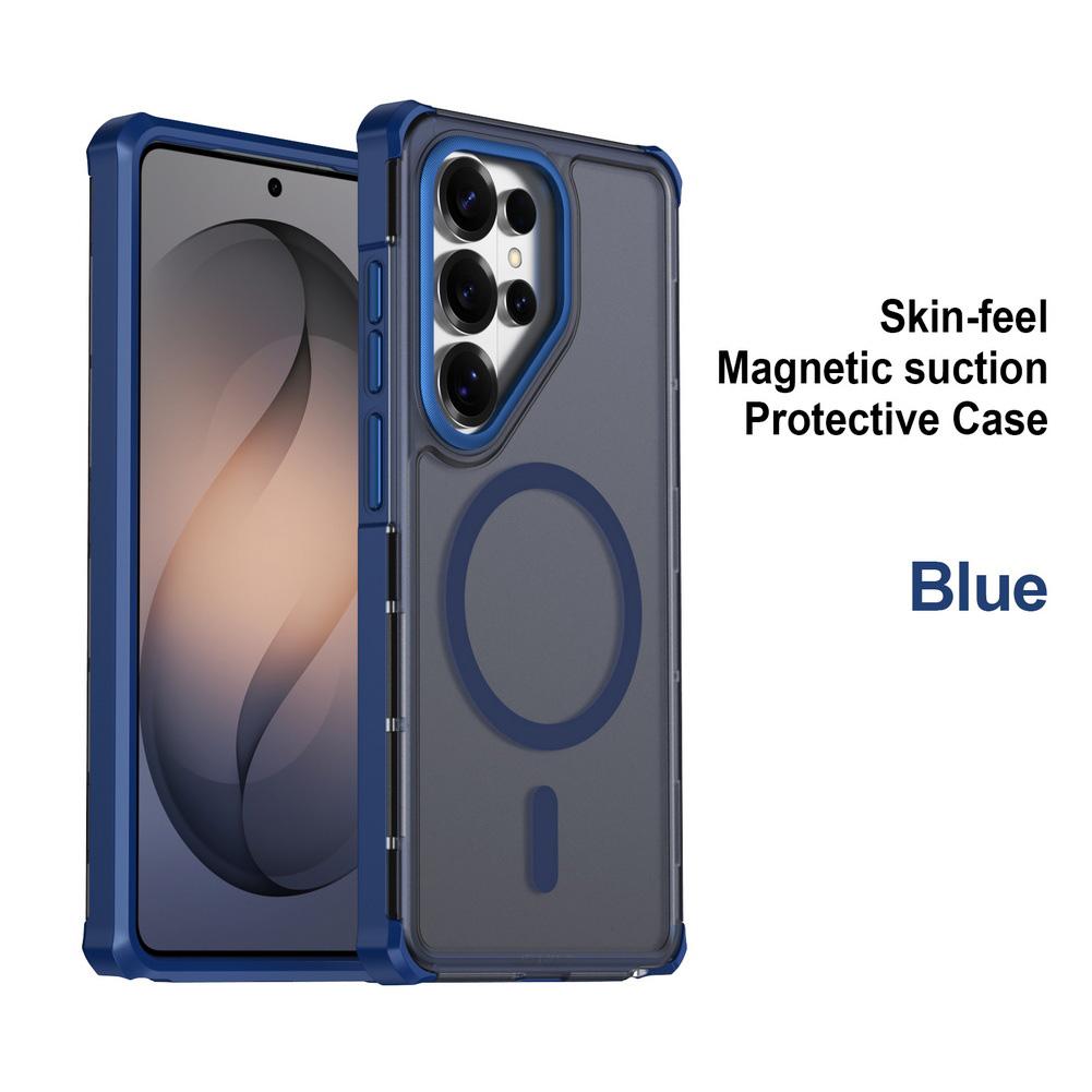 Corner-reinforced Drop-proof Matte Case For Samsung Galaxy S26 Ultra S26 Plus S25 FE S24 + S23 ultra Magnetic Ring Protect Cover