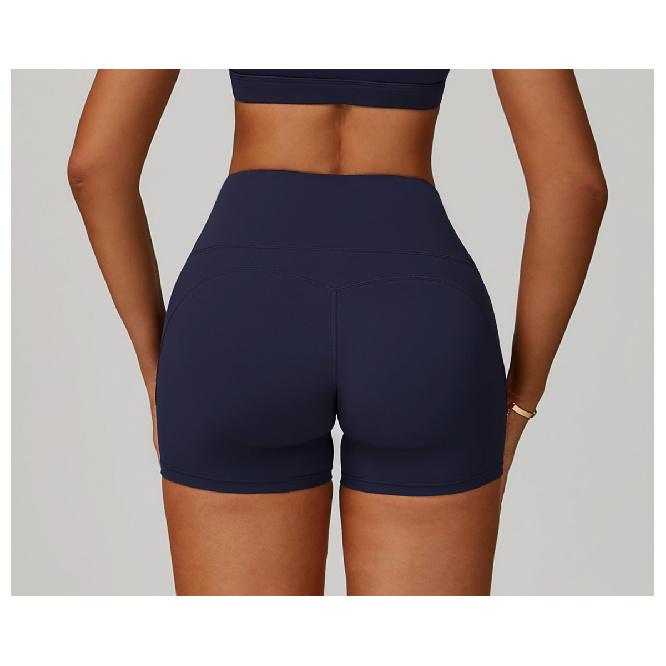 New Cloud Inspired High Waisted Yoga Shorts, Quick Drying, Hip Lifting, Wrap Around Shorts, Outdoor Running and Fitness Shorts for Women