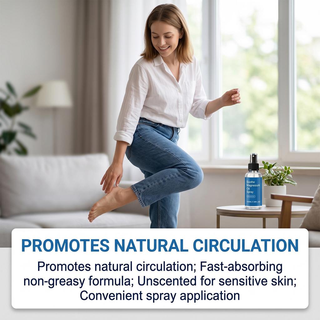 Beenverzorgingsspray Zachte Huidcomfort Gelijkmatige Applicatie Dagelijks Gebruik Draagbare Verlichting Beenongemak Spray Lichaamsverzorging