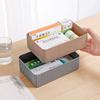 Plastic Makeup Organizer Grid Desktop Home Office Bathroom Storage Box Sundries Bin Case Cosmetic Closet Closet Organizer