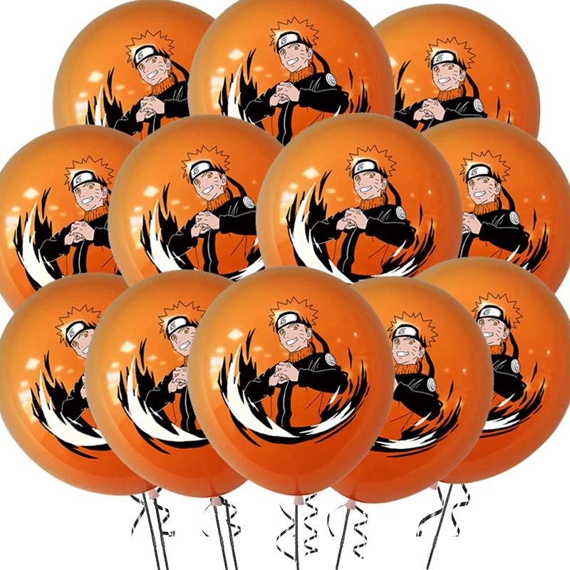 New 12pcs 12Inch Naruto Latex Balloon Party Supplies Video Game Party Balloon Balloons Kids Birthday Party Dcorations Gift Toys