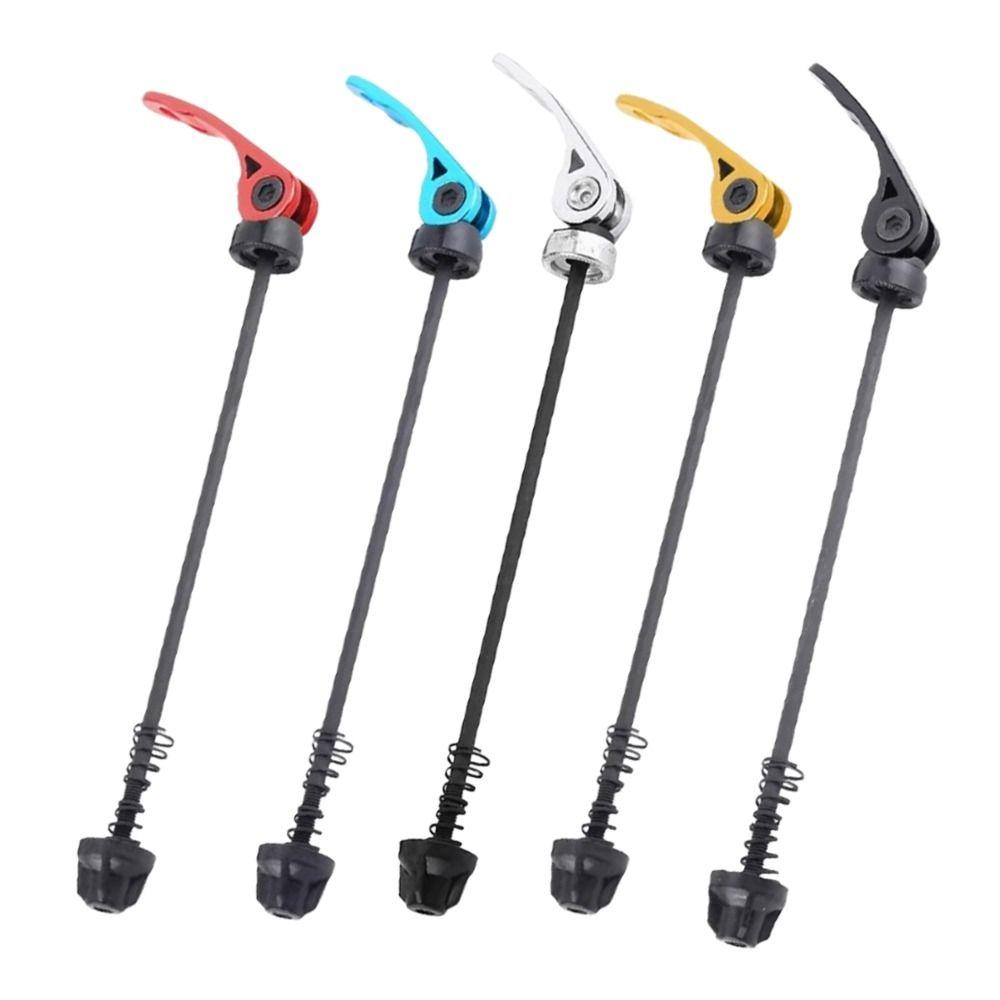 1pair Adjustable Skewers Lever QR Aluminum Alloy Front Rear Bicycle Axle  for Mountain Road Bike