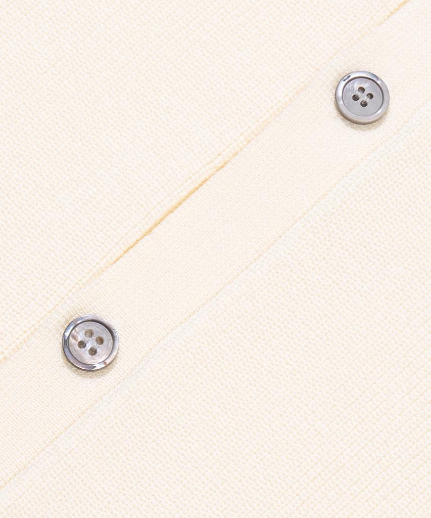 Agod Solid Half Knit Cardigan [Ivory]