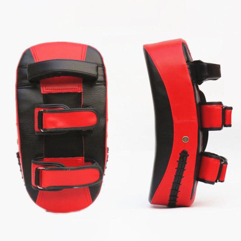 Curved Hand Foot Kicking Pad PU Leather Boxing Kick Target Punching Shield Pad  Muay Thai