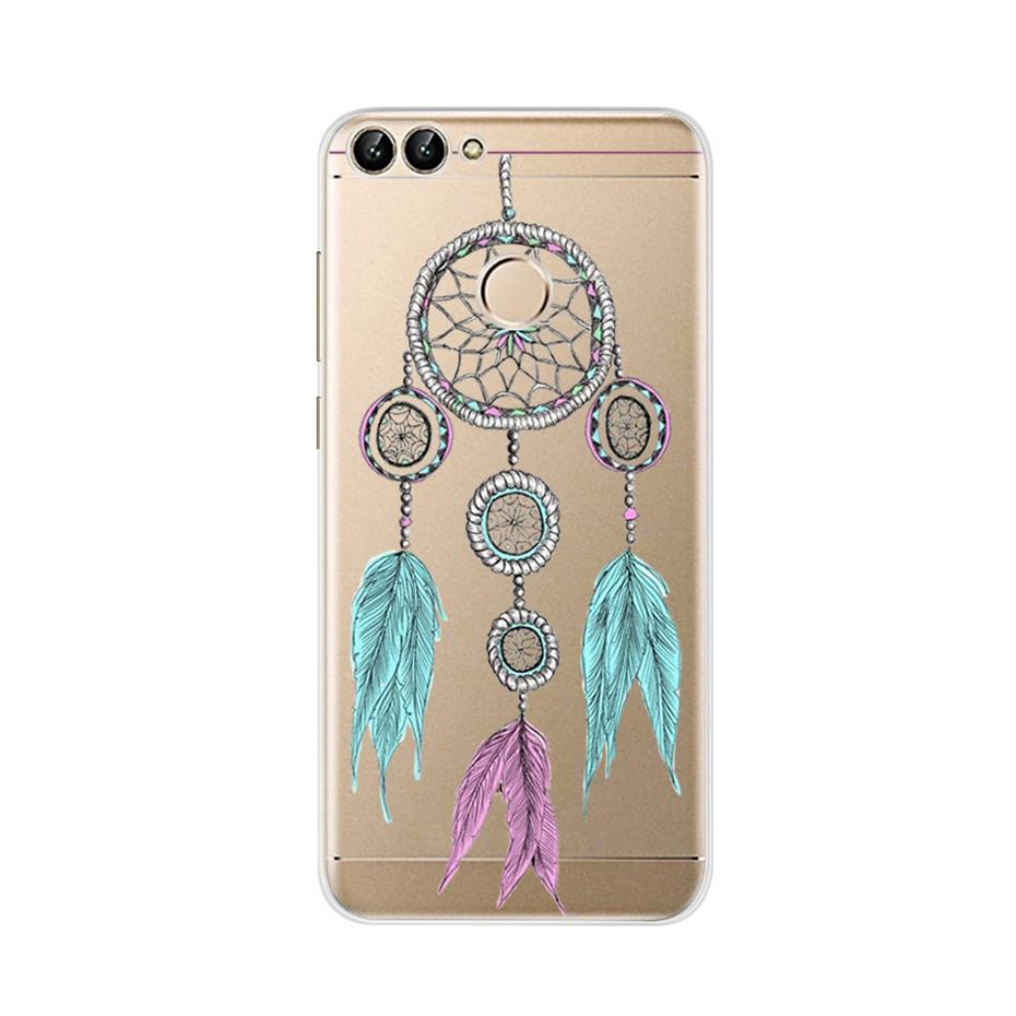 For Huawei P Smart 5.65inch Case Cute TPU Soft Silicone Back Cover Phone Case For Huawei P Smart 2018 FIG-LX1 PSmart Case