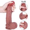 Woman Masturbates Foreskin Body Skin Liquid Silicone Simulation Penis Style Real Feeling Novel Penis