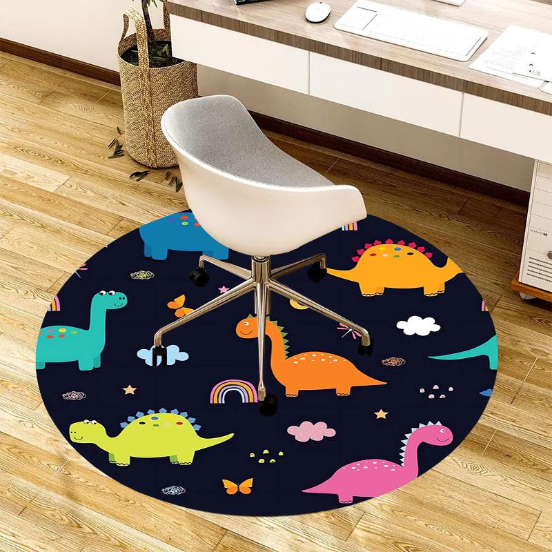1pc Office Carpet Chair Mats Dinosaur Fabric by The Yard Perfect for Decorating Office Chairs, Living Rooms, Or Bedrooms.YDT230
