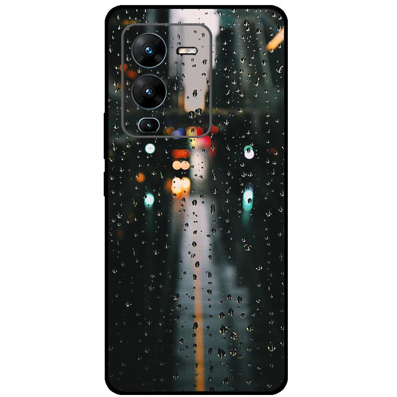 

For vivo V25 Pro Case V2158 TPU Bumper Back Cover for vivo V25 Pro Global V25Pro 5G Protect Coque Fundas Silicone Painted Soft vivo V25 Pro