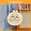 Adorable Japanese Ins Style Plush Round Bag For Girls Cute Gift With Charming Animal Design