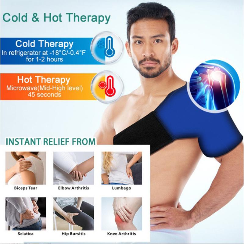 Durable And Safe Portable Cold And Hot Pack Shoulder Protector Solid Solid Gel Relieve Fatigue Protect Your Shoulders Nursing Care Men And Women