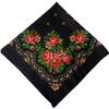 70*70Cm Russian Style Square Headband Scarf Luxury Floral Print Bandana Shawl Babushka Handkerchief Head Wraps