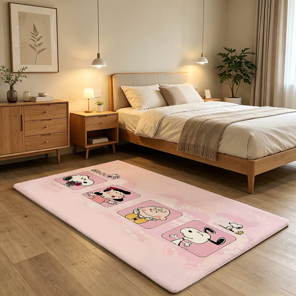 Classic-S-sNoOPyS Kawaii Carpet Bathroom Anti-slip Mat Door Mat Home Decoration Mat Entrance Door Mat Scratch-resistant Door Mat