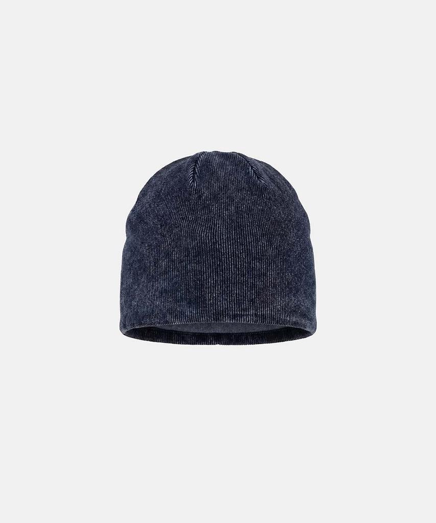 BADBLOOD Viper Logo Cotton Rib Pocket Beanie - Blue