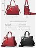 Elegant Red Crossbody Handbag for Weddings - Ideal for Mother of the Bride
