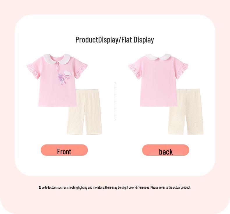 Little Maven Summer Girls' Cute Two-Piece European Style Set